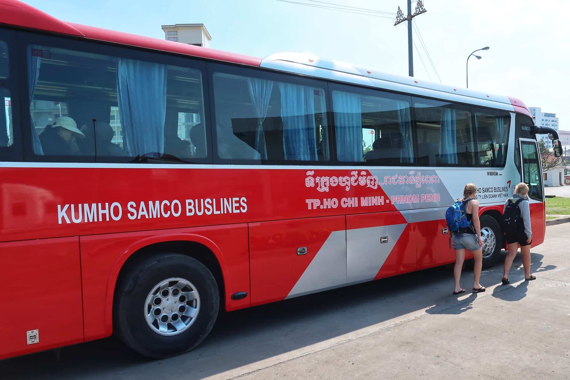 Bus fra Vietnam til Cambodia