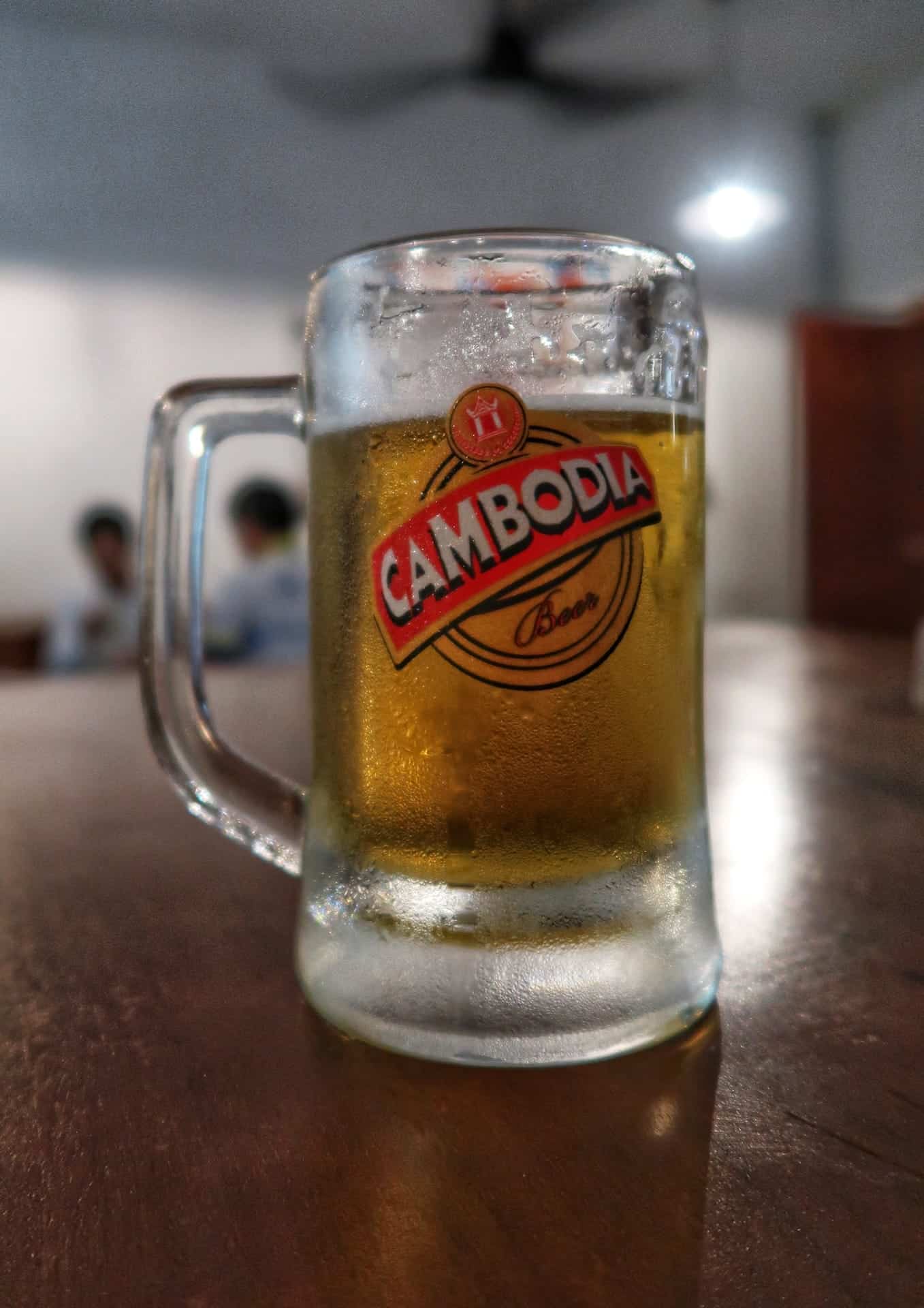 Cambodia øl på Restaurant Eleven