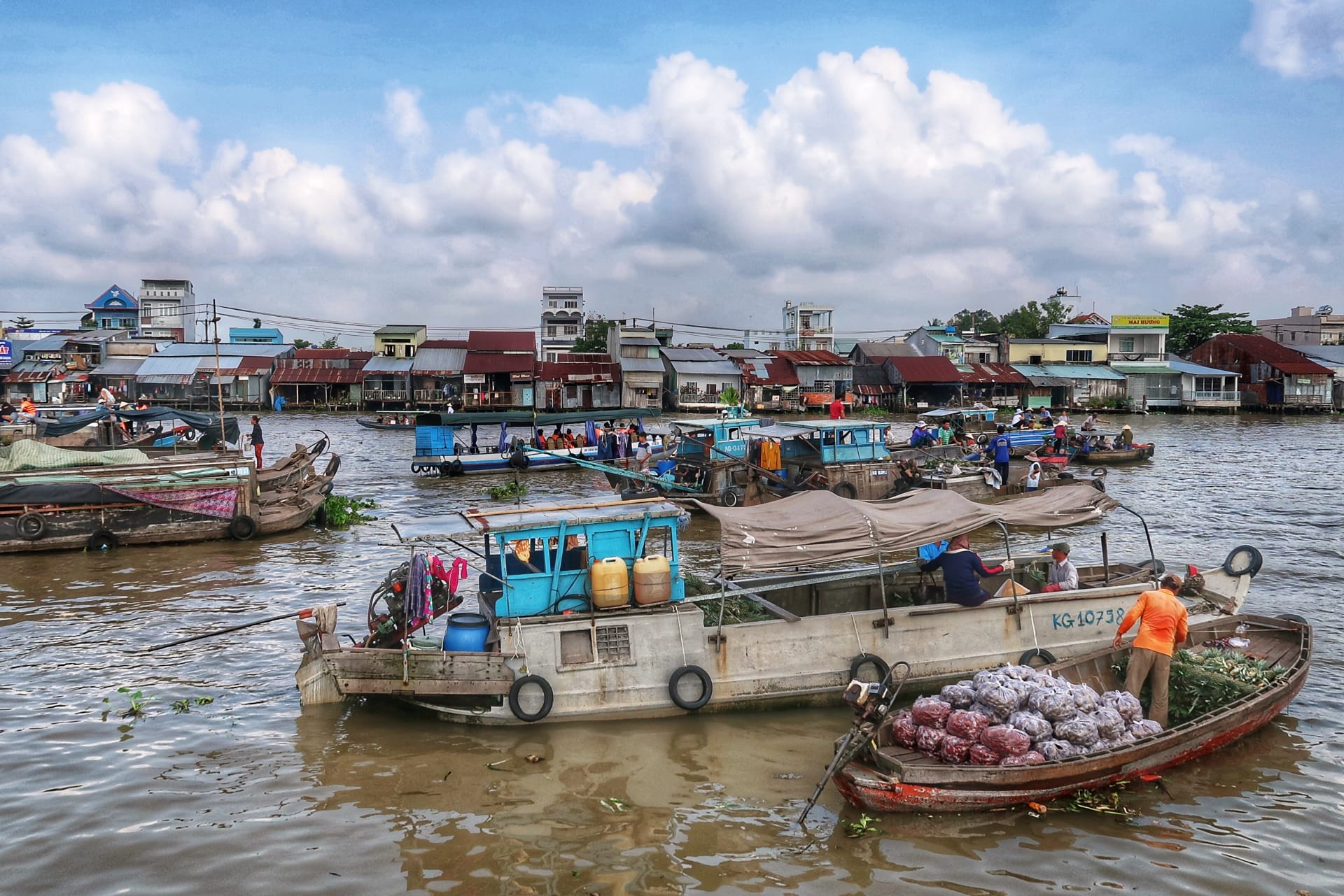 Mekong River alle bådene