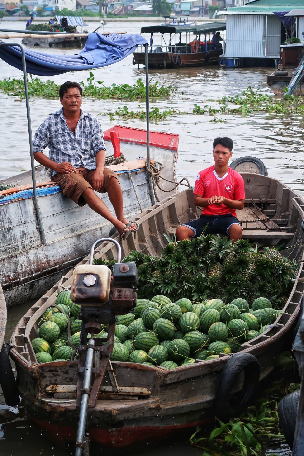 Mekong River marked frugt