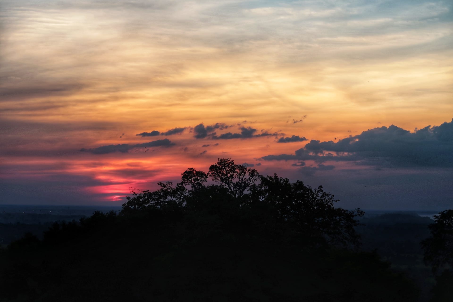 Solnedgang fra Phnom Bakheng 2